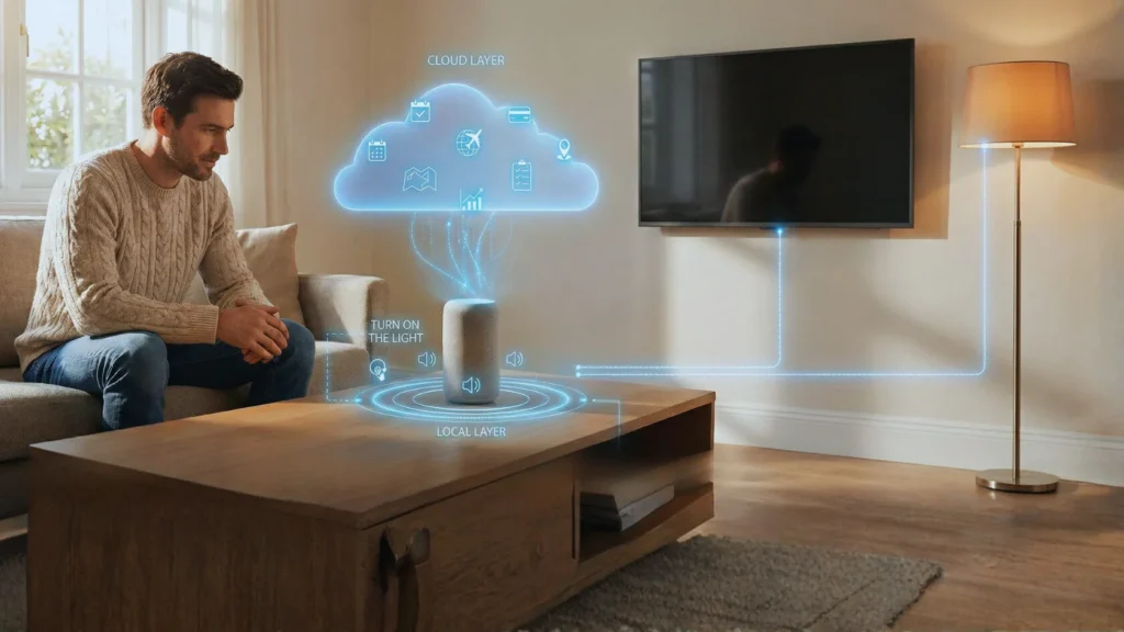 hybrid voice AI smart home